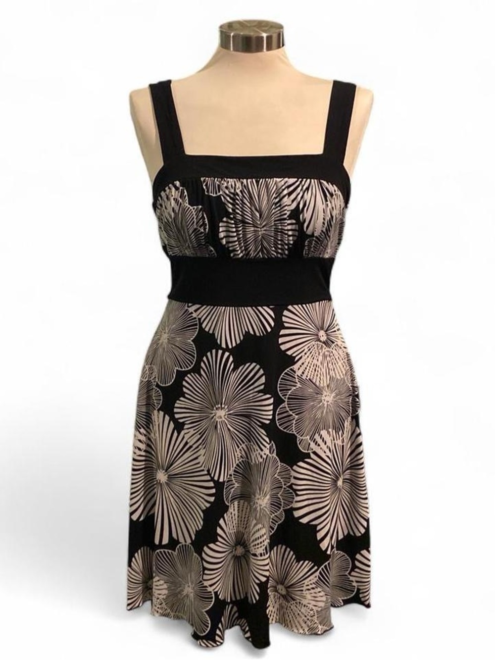 Y2k Speechless Black and White Floral Dress